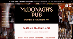 Desktop Screenshot of mcdonaghs.com